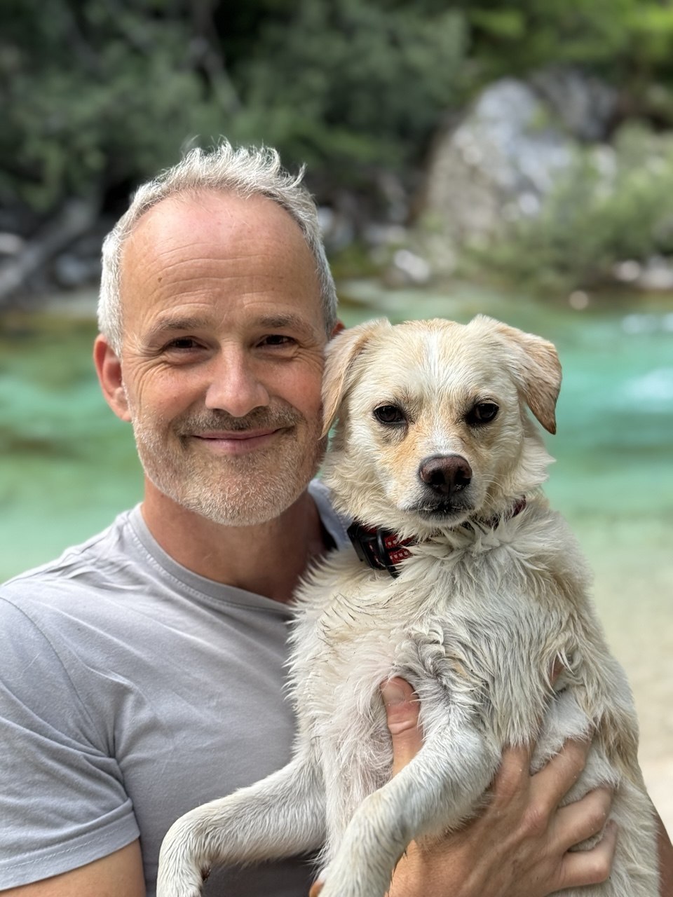 Michael Hermany mit Fido